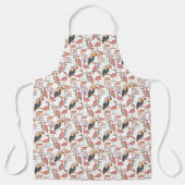 Patroon met tropische vogels schort (Voorkant)