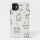 Patroon met uilen Case-Mate iPhone case (Achterkant)