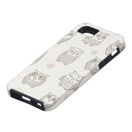 Patroon met uilen Case-Mate iPhone case (Onderkant)