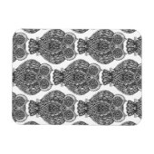 Patroon met uilen Doodle Magneet (Horizontaal)