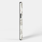Patroon met uilen iPhone hoesje (Rechterkant)
