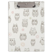 Patroon met uilen klembord (Voorkant)