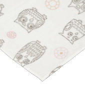 Patroon met uilen tafelkleed (Gekanteld)