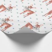 Patroon met verflakkeringen cadeaupapier (Hoek)