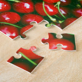 Patroon met verse kersen legpuzzel (Zijkant)