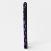 patroon met Violet en zwarte diamant Case-Mate iPhone Case (Achterkant/links)