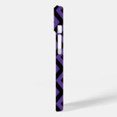 patroon met Violet en zwarte diamant Case-Mate iPhone Case (Achterkant / Links)