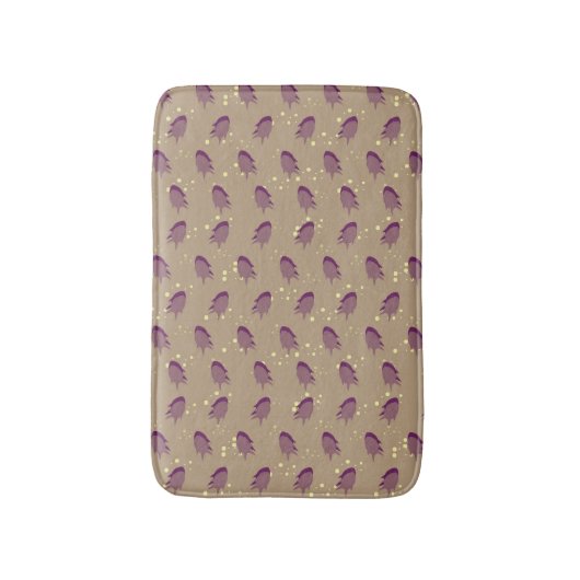 patroon met vis 2 badmat (Voorkant Verticaal)