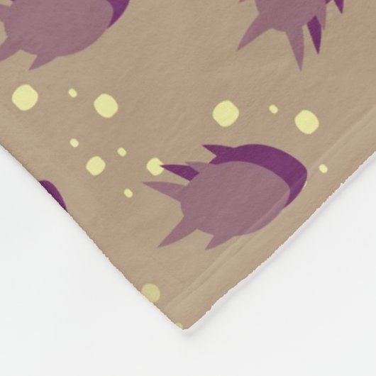 patroon met vis 2 fleece deken (Hoek)