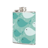 patroon met vis 2 heupfles (Links)