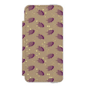 patroon met vis 2 incipio iPhone portemonnee hoesje (Voorkant Agenda)