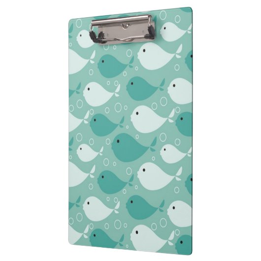 patroon met vis 2 klembord (Links)