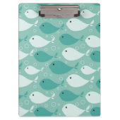 patroon met vis 2 klembord (Voorkant)