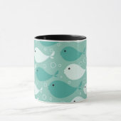 patroon met vis 2 mok (Midden)