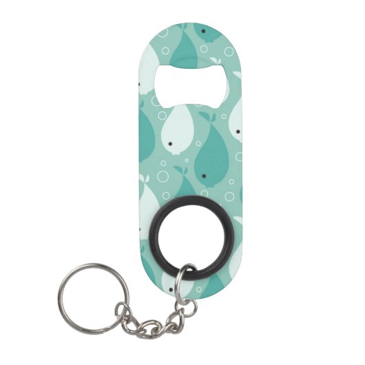 patroon met vis 2 sleutelhanger flessenopener (Voorkant)