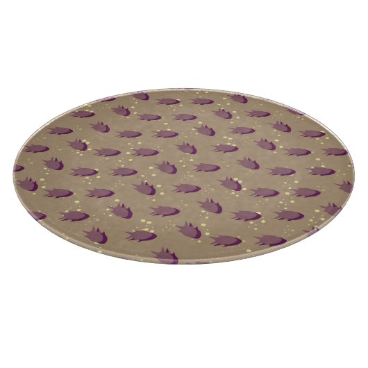 patroon met vis 2 snijplank (Hoek)