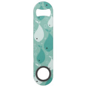 patroon met vis 2 speed flessenopener (Achterkant)