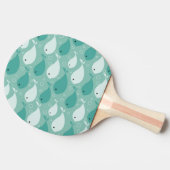 patroon met vis 2 tafeltennisbatje (Zijkant)