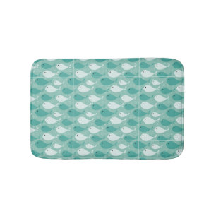 patroon met vis badmat