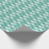 patroon met vis cadeaupapier (Hoek)