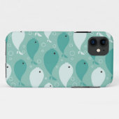 patroon met vis Case-Mate iPhone case (Achterkant (horizontaal))