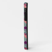 Patroon met vis en paarse golf Case-Mate iPhone case (Achterkant/links)