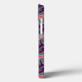 Patroon met vis en Paarse golven Case-Mate iPhone Case (Achterkant / Links)