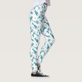 Patroon met vis en vis leggings (Rechts)