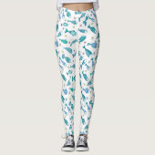 Patroon met vis en vis leggings (Voorkant)