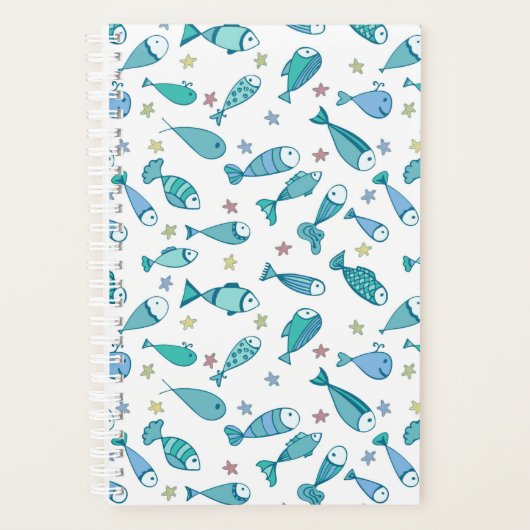 Patroon met vis en vis planner (Voorkant)