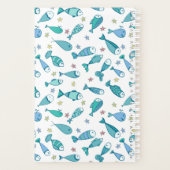 Patroon met vis en vis planner (Achterkant)