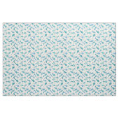 Patroon met vis en vis stof (Fat Quarter)