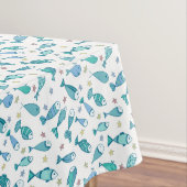 Patroon met vis en vis tafelkleed (Voorbeeld)
