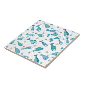 Patroon met vis en vis tegeltje (Zijkant)