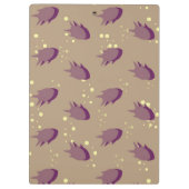 patroon met vis klembord (Achterkant)