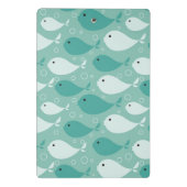 patroon met vis mini klembord (Achterkant)