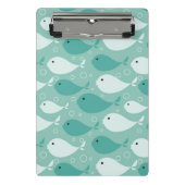 patroon met vis mini klembord (Voorkant)