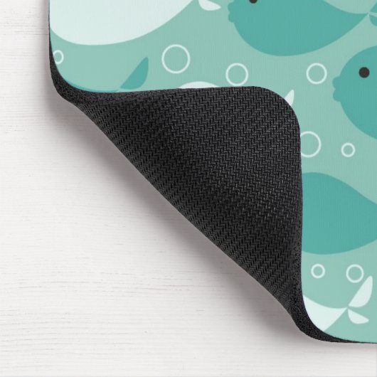 patroon met vis muismat (Hoek)