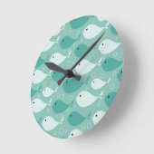 patroon met vis ronde klok (Hoek)