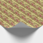 Patroon met vissen en golven cadeaupapier (Hoek)