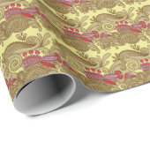 Patroon met vissen en golven cadeaupapier (Rol Hoek)