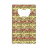 Patroon met vissen en golven creditkaart flessenopener (Voorkant)