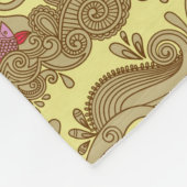 Patroon met vissen en golven fleece deken (Hoek)