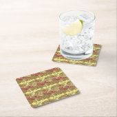 Patroon met vissen en golven kartonnen onderzetters (Insitu)