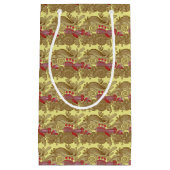 Patroon met vissen en golven klein cadeauzakje (Voorkant)