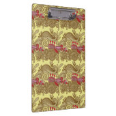 Patroon met vissen en golven klembord (Rechts)