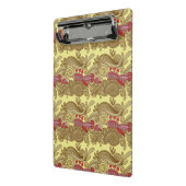 Patroon met vissen en golven mini klembord (Angled2)