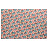 Patroon met vlag van de VS Stof (Fat Quarter)