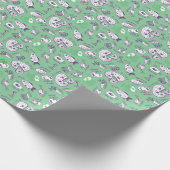 Patroon met voedsel cadeaupapier (Hoek)