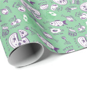 Patroon met voedsel cadeaupapier (Rol Hoek)